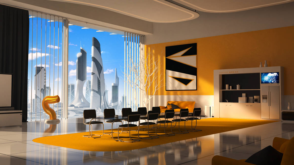 Glass work and foyer